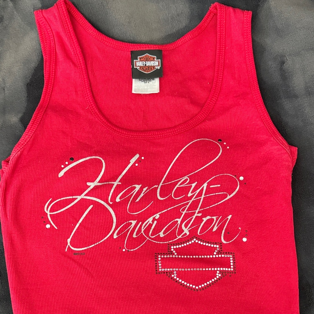 Harley-Davidson Vibrant Red Tank Top